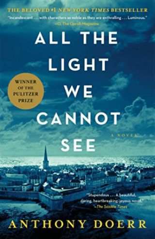 The cover for the award winning novel ALL THE LIGHT WE CANNOT SEE