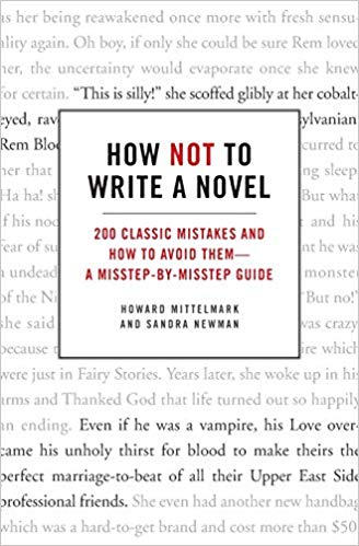 book cover for HOW NOT TO WRITE A NOVEL by Howard Mittelmark and Sandra Newman