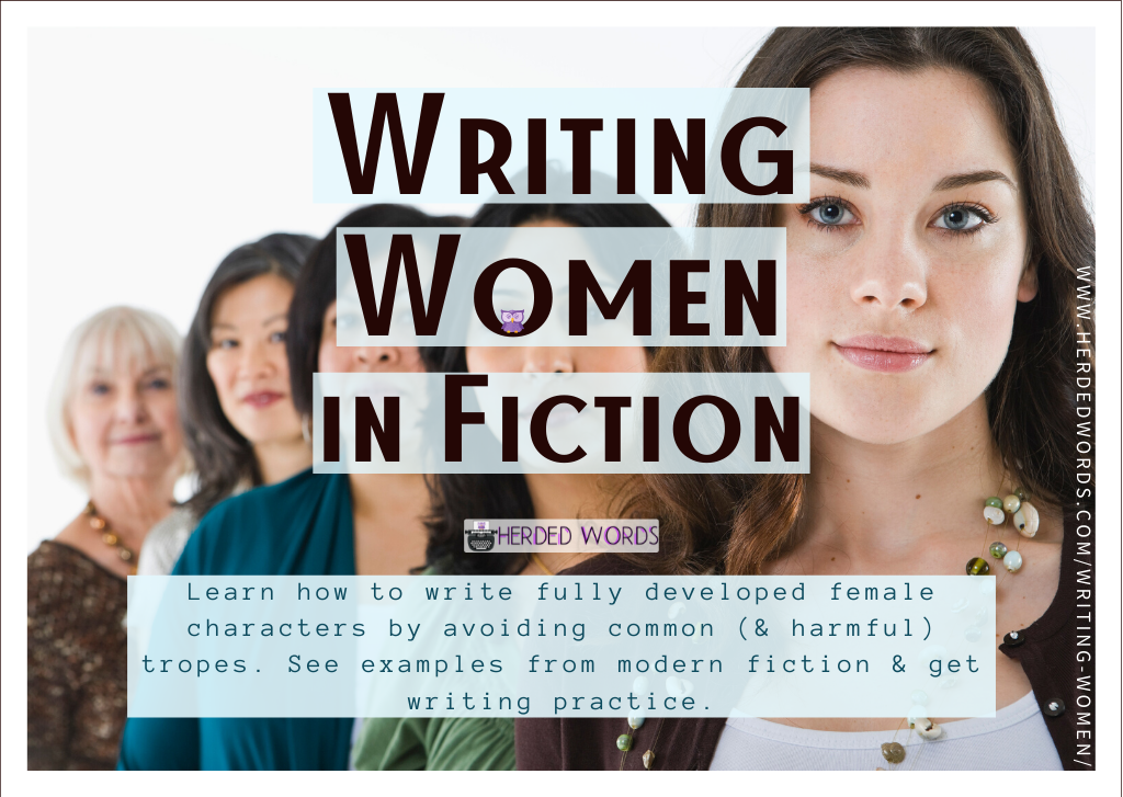 Writing Women in Fiction [7+ Tropes to Avoid!] - Herded Words