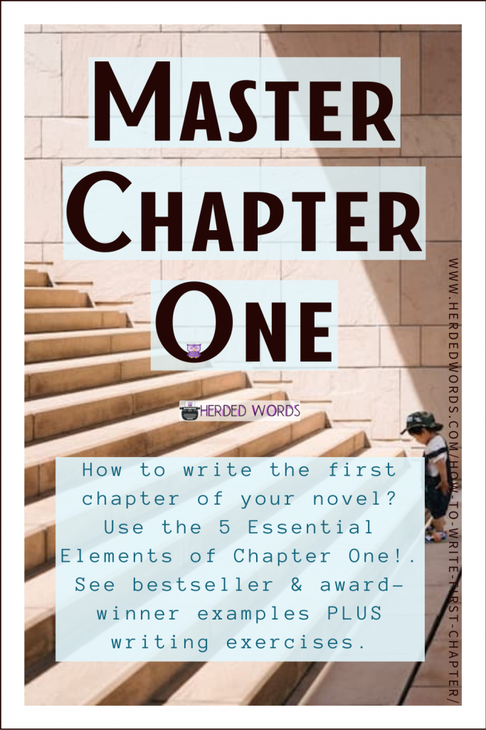 Pin This: Master Chapter One (how to write the first chapter of your novel. Use the 5 essential elements of chapter one!)