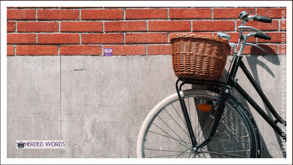 a bike against a brick wall