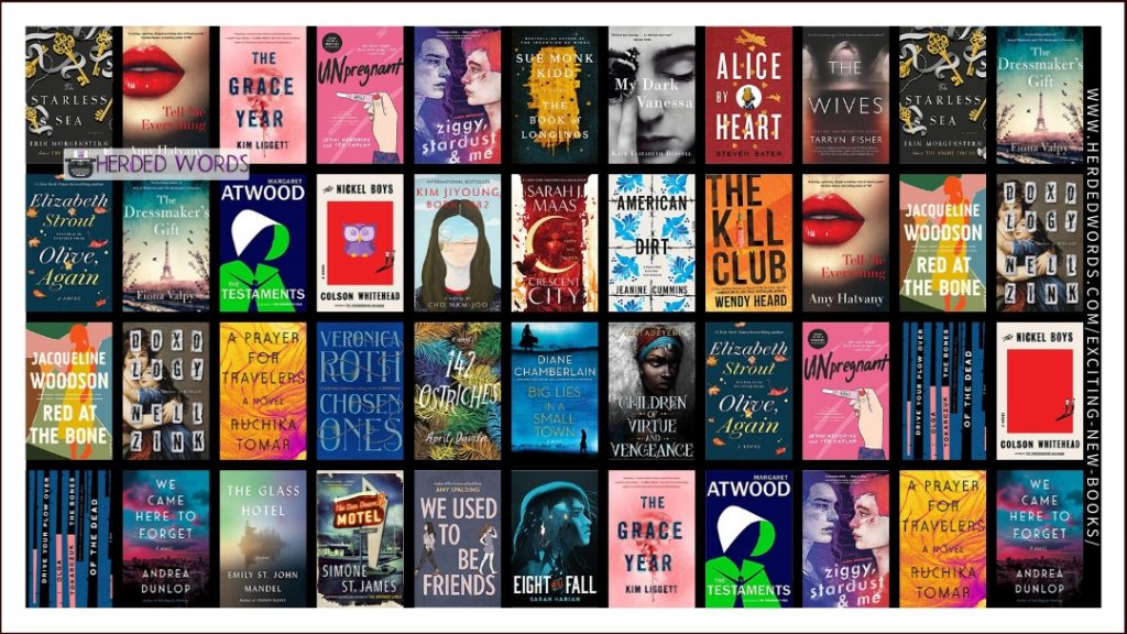 book covers for new books released in 2019 and 2020