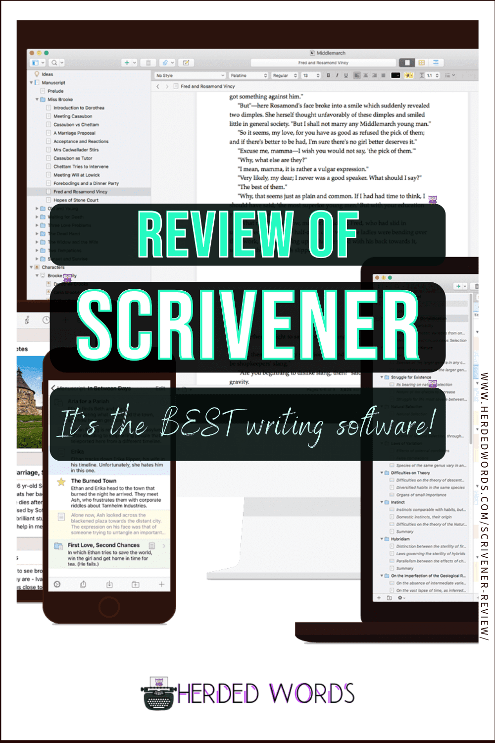 Image link to Review of Scrivener (it's the BEST writing software)