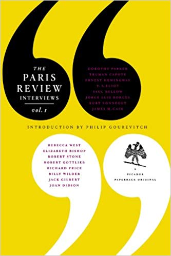 book cover for THE PARIS REVIEW INTERVIEWS Volume 1