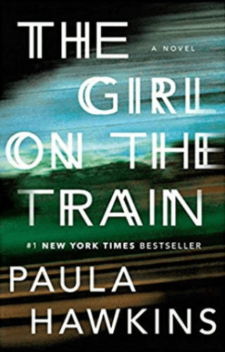 The cover for the bestselling novel THE GIRL ON THE TRAIN