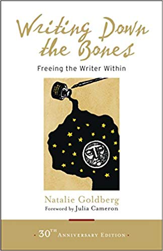 book cover for WRITING DOWN THE BONES by Natalie Goldberg