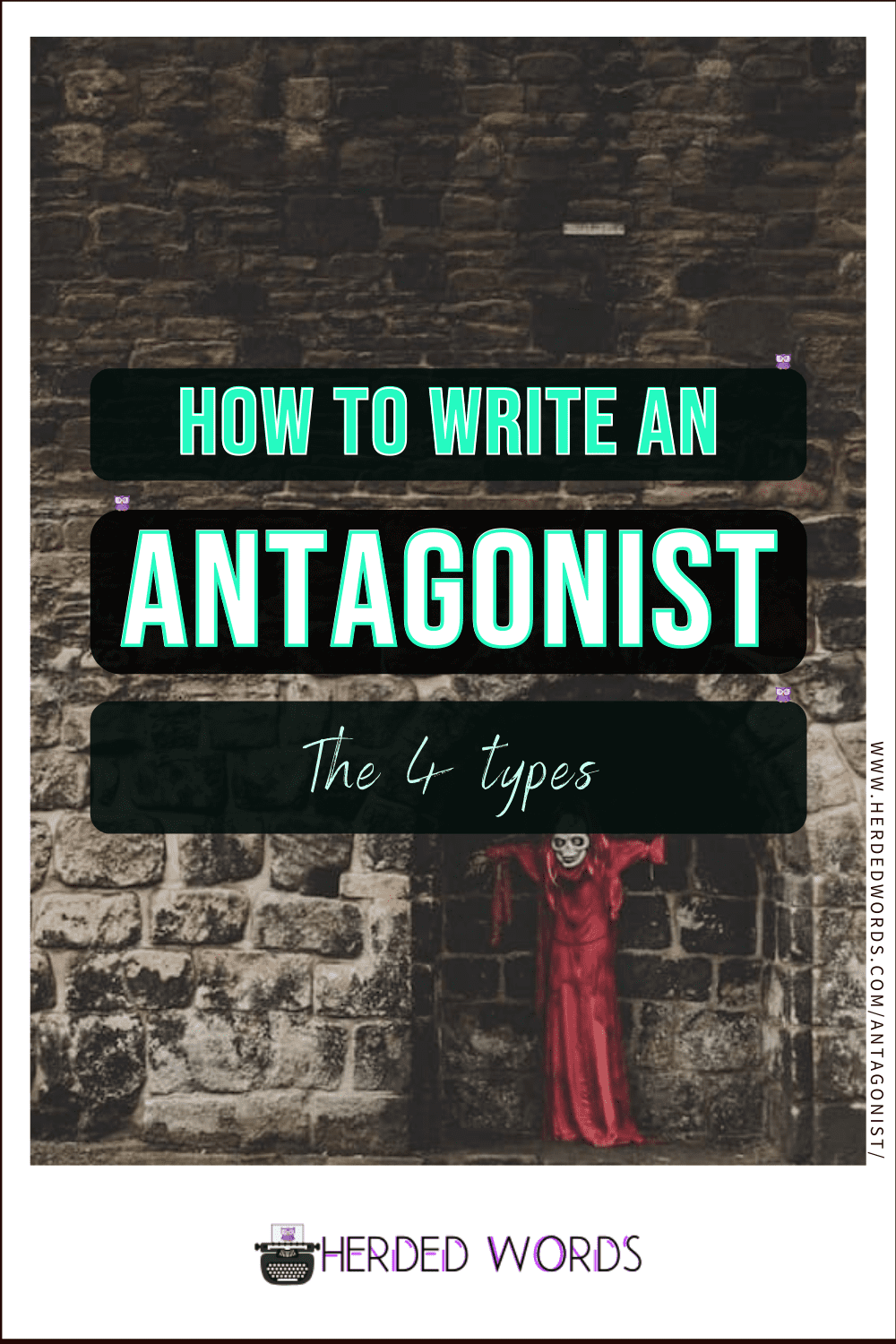 Image link to How to write an antagonist (the 4 types)