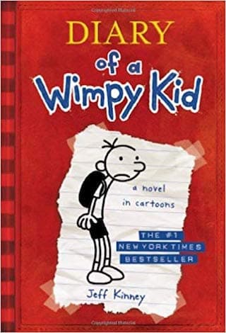 The cover of the children's book / middle-grade novel DIARY OF A WIMPY KID
