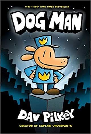 The cover of the children's book DOG MAN