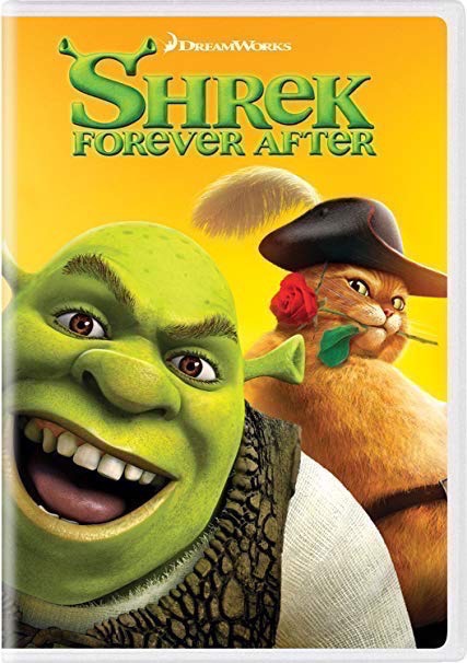 The movie cover of the film SHREK FOREVER AFTER