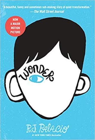 The cover of the middle-grade novel WONDER